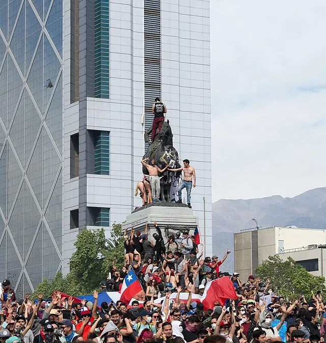 Conflicto social: protestas en Chile en 2019. Licencia Creative Commons.